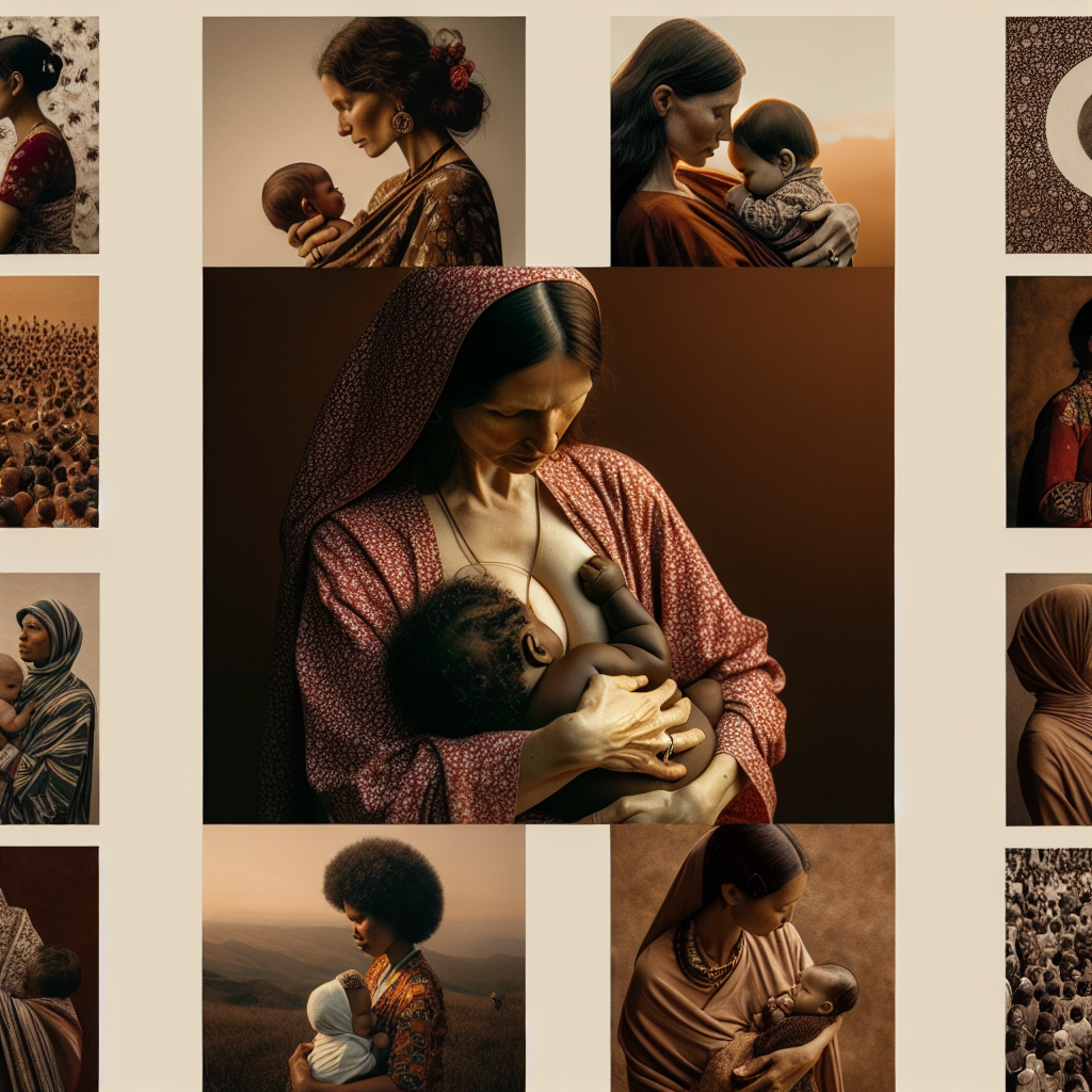 "Create an evocative photography series highlighting the beauty and intimacy of breastfeeding, capturing the essence of maternal connection and natural nourishment."