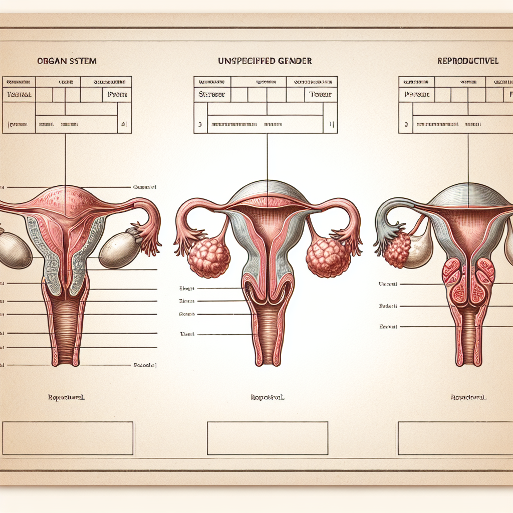 A detailed medical illustration of a rare anatomical case showing three male genital organs, emphasizing scientific accuracy and educational value, with a neutral and professional color scheme.