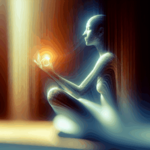 An artistic and tasteful representation of the shallow focus technique in masturbation. The image should convey a sense of exploration, self-discovery, and intimacy, with soft lighting and a serene atmosphere, highlighting the concept of minimal yet impactful stimulation.