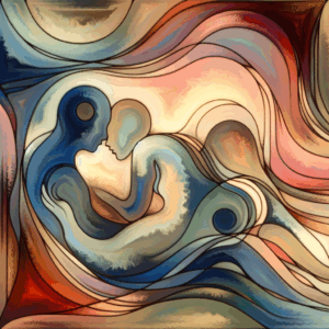 An illustration of diverse women discussing and exploring different techniques for enhancing pleasure during anal sex in a safe and consensual setting, with an emphasis on empowerment and education.
